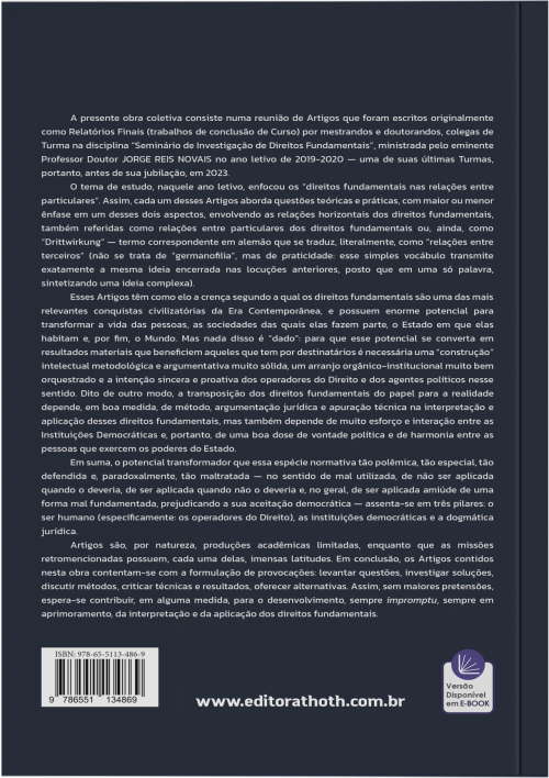 Temas de Direitos Fundamentais: Estudos em Homenagem ao Professor Doutor Jorge Reis Novais
