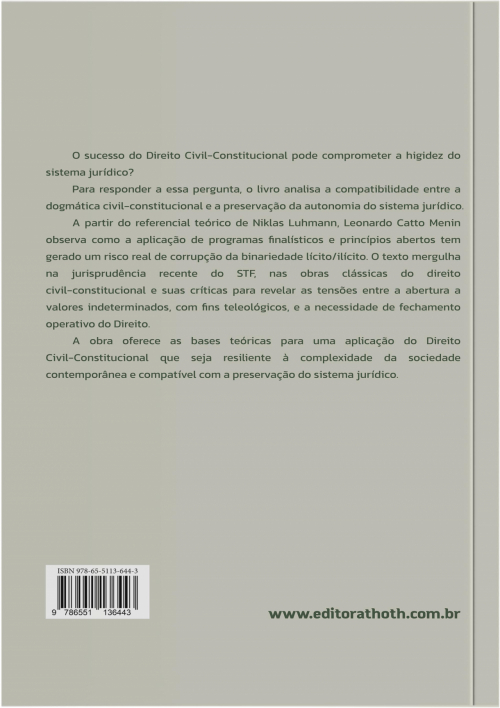 Direito Civil-Constitucional: Observação Sistêmica do Risco de Corrupção do Direito