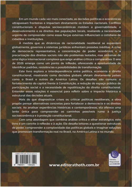 A Constituição Capturada: Neoliberalismo, Conflito Constitucional Socioeconômico e o Povo sem Atributo