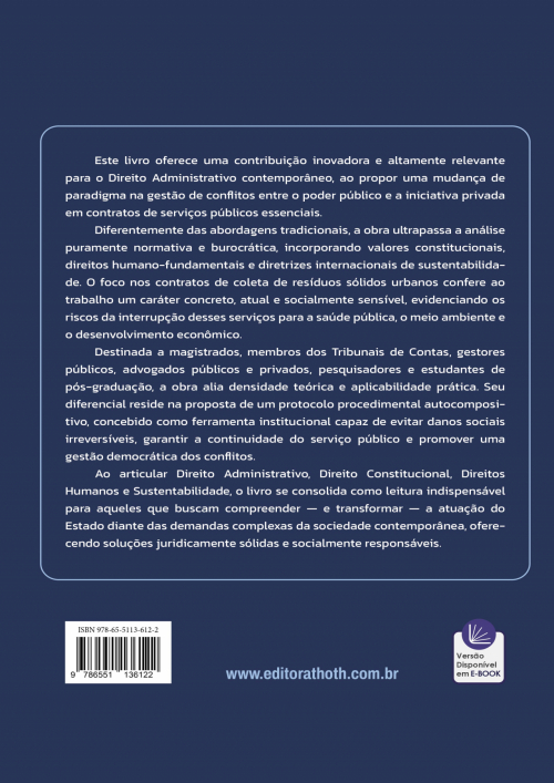 Os Contratos de Coleta de Lixo: A Autocomposição Como Forma Adequada de Resolução dos Conflitos