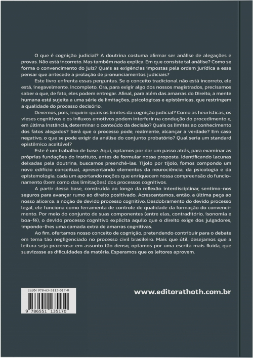 O Conceito de Cognição no Processo Civil Brasileiro
