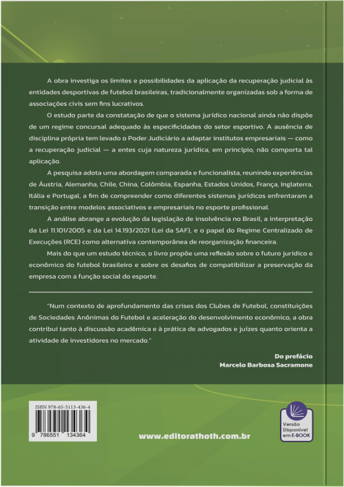 A Recuperação Judicial do Clube-Empresa no Brasil