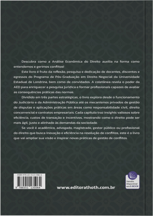 Gestão de Conflitos e Análise Econômica do Direito
