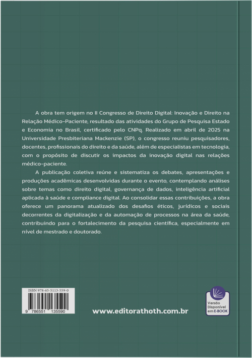 Direito Digital e Novas Tecnologias na Medicina