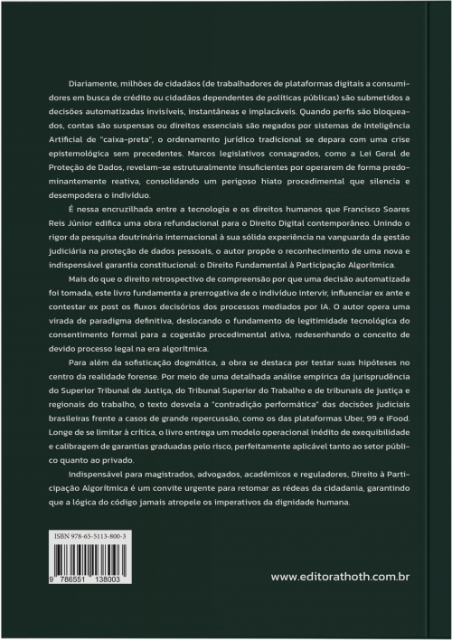 Direito à Participação Algorítmica: A Construção De um Direito Fundamental na Governança por Inteligência Artificial