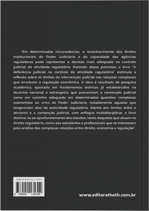 A Deferência Judicial no Controle da Atividade Regulatória