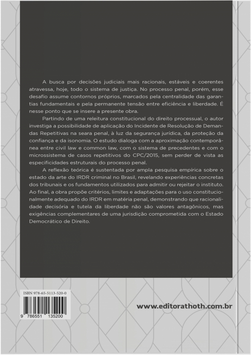 Incidente de Resolução de Demandas Repetitivas no Processo Penal