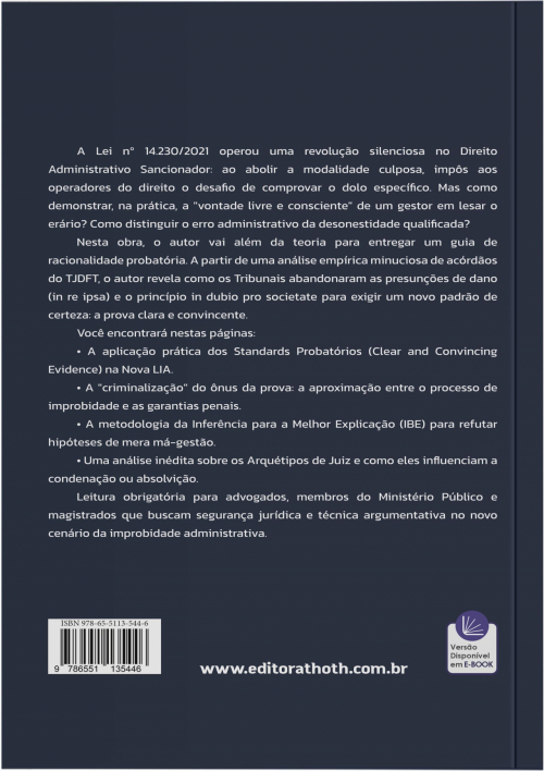 Dolo de Lesividade ao Erário: Standards Probatórios no TJDFT