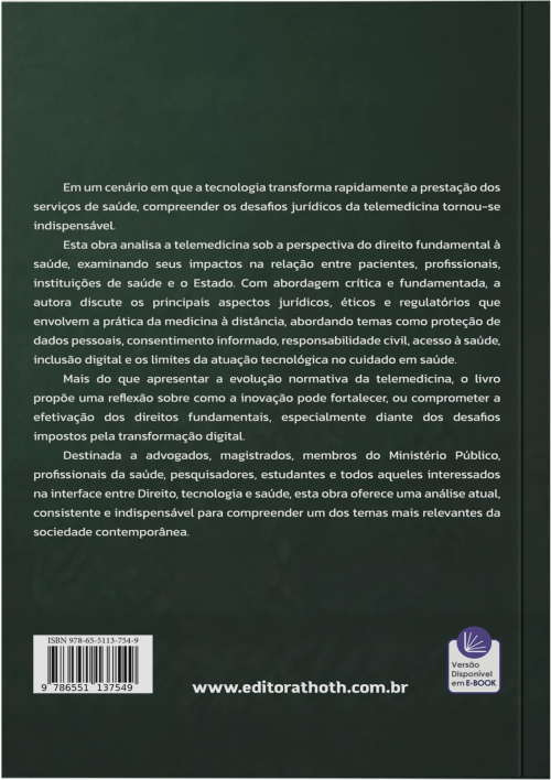 Direito e Telemedicina: Impactos das Inovações Tecnológicas na Efetivação do Direito Fundamental à Saúde na Sociedade Digital