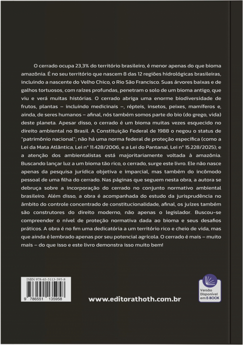O Grande Sertão no Direito Brasileiro: A Proteção Normativa Dada ao Cerrado e Sua Interpretação Pelos Tribunais