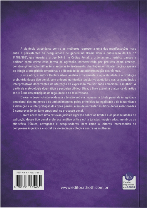 Violência Psicológica Contra as Mulheres no Brasil: Aplicabilidade e Produção Probatória do art. 147-B do Código Penal