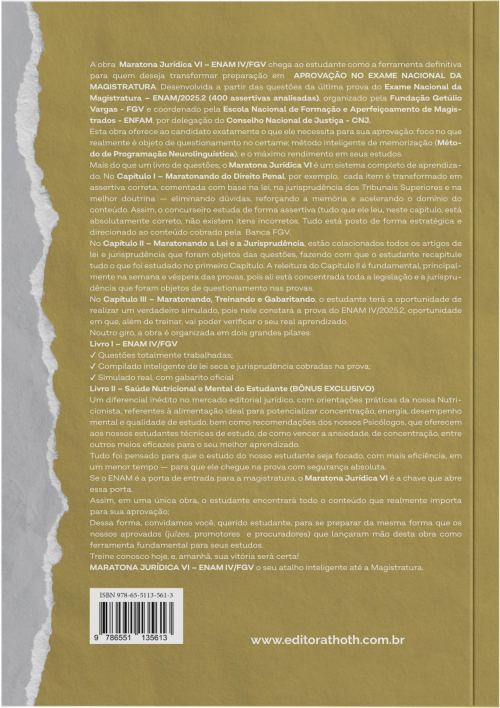 Maratona jurídica VI – ENAM IV/FGV