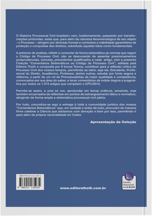 Comentários Sistemáticos ao Código de Processo Civil: Das Provas arts. 369 a 484