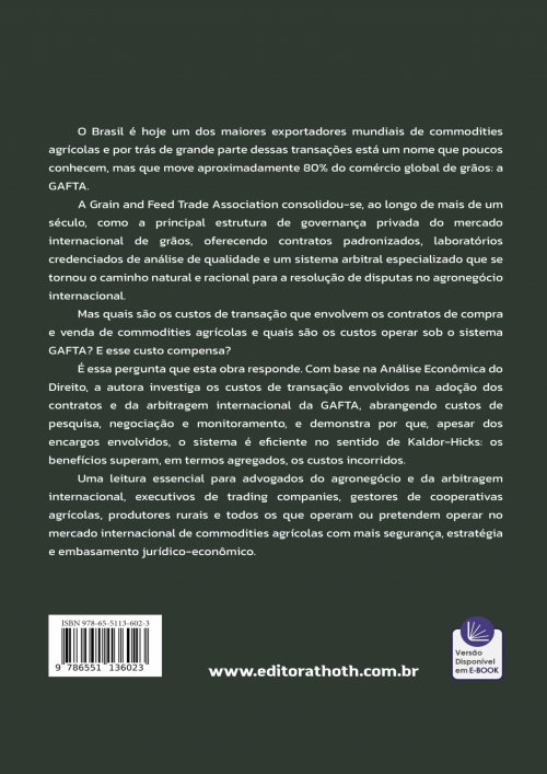 A GAFTA e a Arbitragem Internacional de Commodities Agrícolas: Uma Análise Econômica do Direito