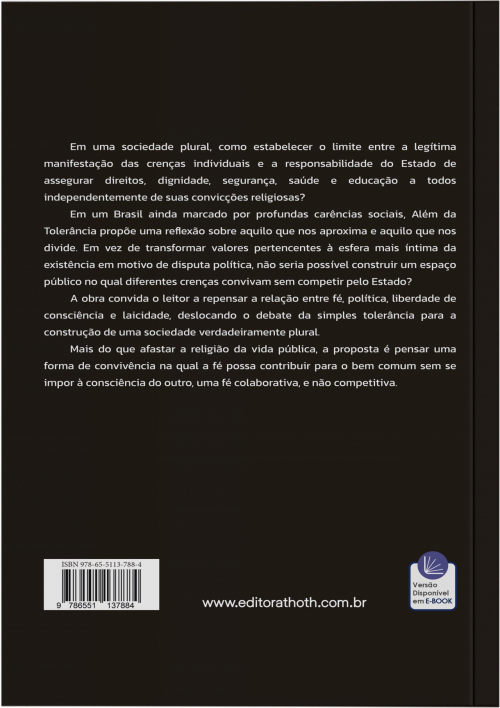 Além da Tolerância: Uma Nova Proposta de Laicidade