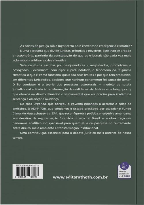 O Clima em Litígio: Litigância Climática estrutural no Brasil e no Mundo
