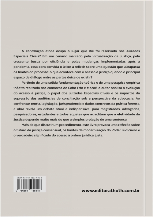 A Conciliação nos Juizados Especiais Cíveis: Uma Análise do Acesso à Justiça sob a Ótica da Advocacia
