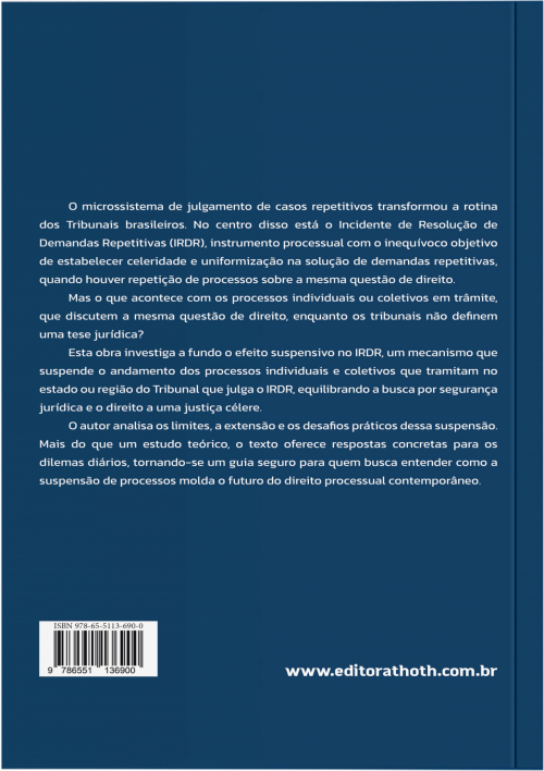 Efeito Suspensivo no Incidente de Resolução de Demandas Repetitivas