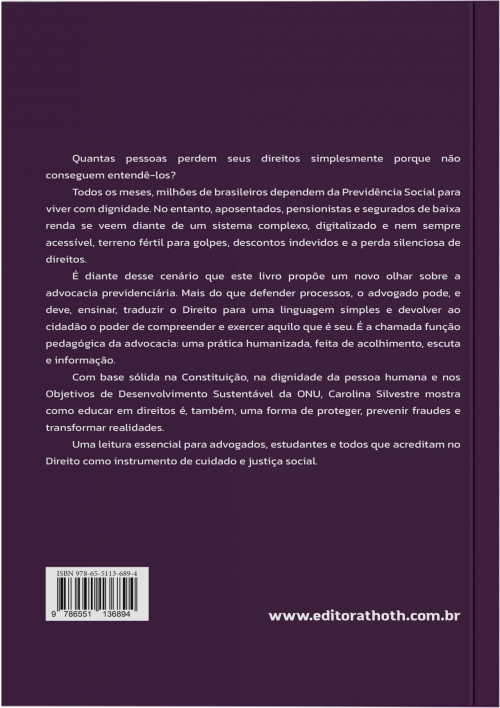 A Função Pedagógica da Advocacia Previdenciária: Educação em Direitos, Linguagem simples e Proteção Social