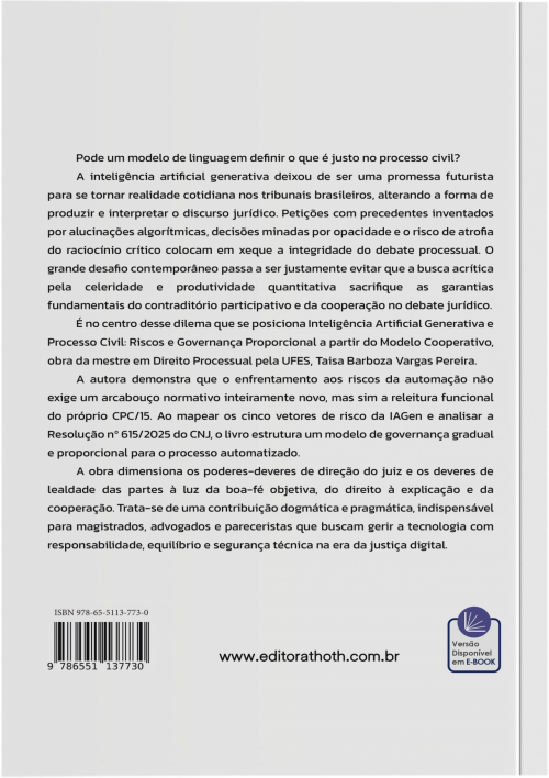 Inteligência Artificial Generativa e Processo Civil: Riscos e Governança Proporcional a Partir do Modelo Cooperativo