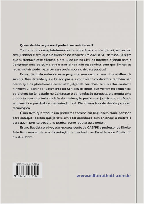 Entre a Censura e o Algoritmo: Liberdade de Expressão, Redes Sociais e o Devido Processo Tecnológico