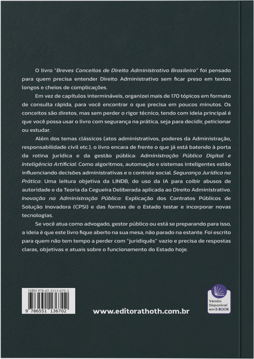 Breves Conceitos de Direito Administrativo Brasileiro