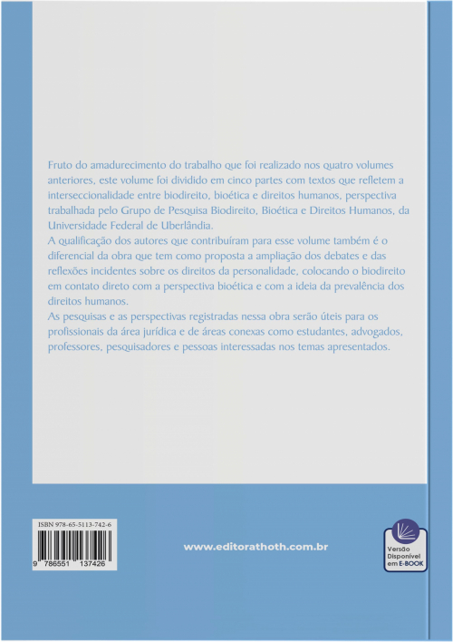 Biodireito e Direito da Personalidade: Questões Polêmicas – Volume V