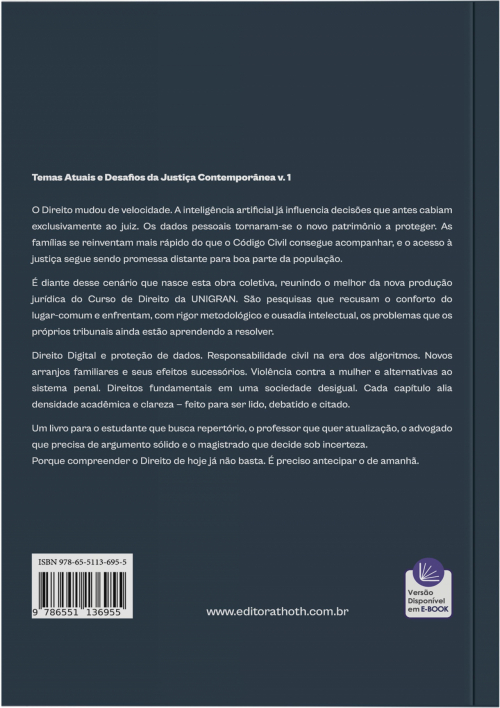 Direito em Movimento: Temas Atuais e Desafios da Justiça Contemporânea