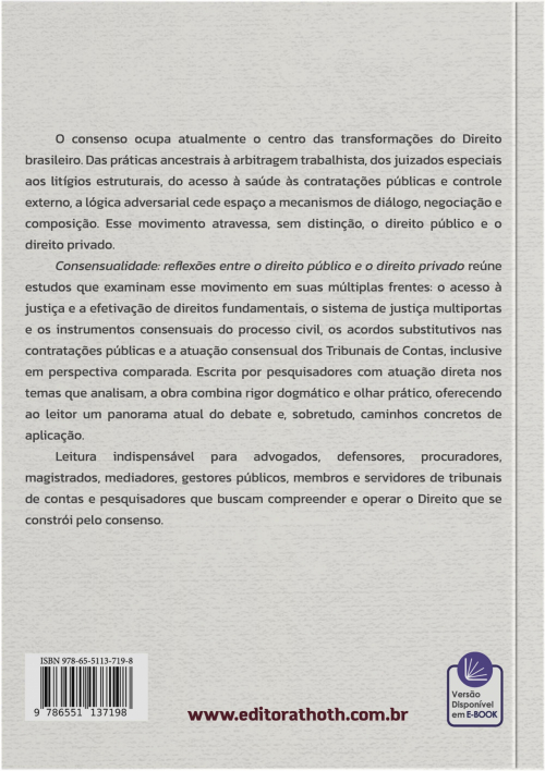 Consensualidade: Reflexões Entre o Direito Público e o Direito Privado