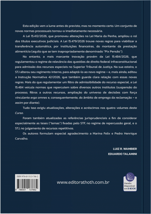 Curso Avançado de Processo Civil: Teoria Geral do Processo - Vol.1 - 24 ªEdição