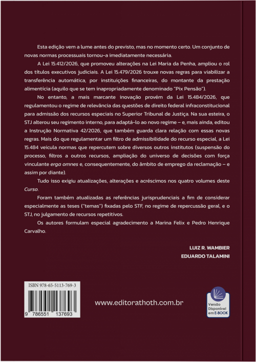 Curso Avançado de Processo Civil: Execução - Vol.3 - 22ª Edição