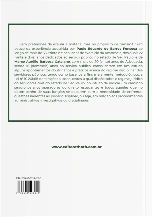 Processos Administrativos de Natureza Investigativa e Disciplinar: Teoria e Prática