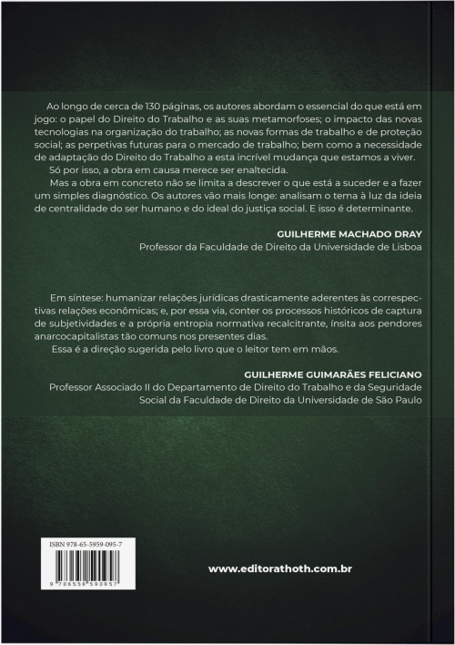 O Direito e as Metamorfoses do Trabalho: Desafios e Perspectivas do Direito do Trabalho em um Cenário de Transformações