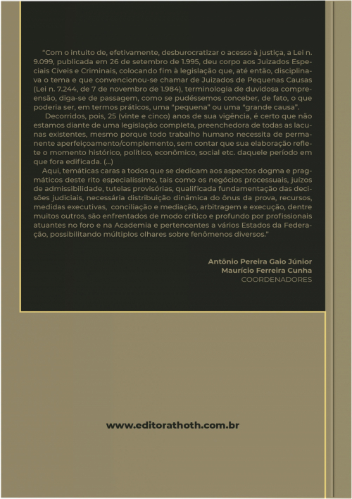 Juizados Especiais Cíveis Estaduais: Reflexões e perspectivas nos 25 anos da Lei n.9.099/1995