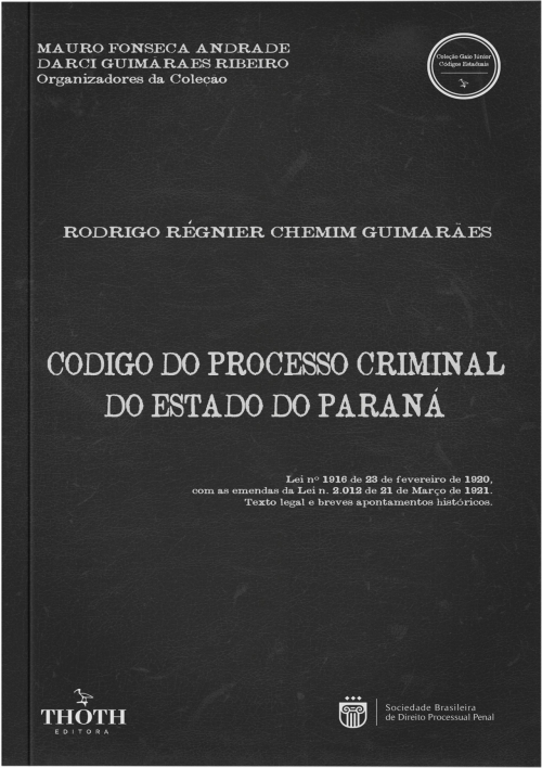 Codigo do Processo Criminal do Estado do Paraná - Versão Comum