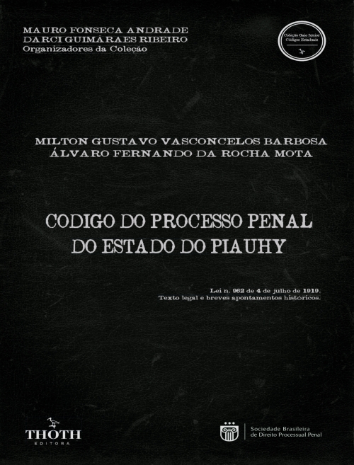 Coleção Códigos Estaduais Brasileiros de Processo Penal  Versão Comum
