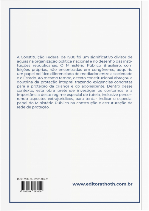 O Ministério Público e a Tutela da Infância e da Juventude: Papel Político-Institucional na Construção da Rede de Proteção