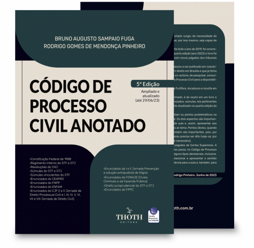 Código de Processo Civil Anotado - 5ª Edição