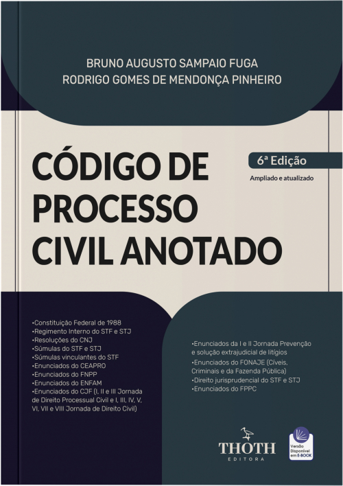 Código de Processo Civil Anotado - 6ª Edição