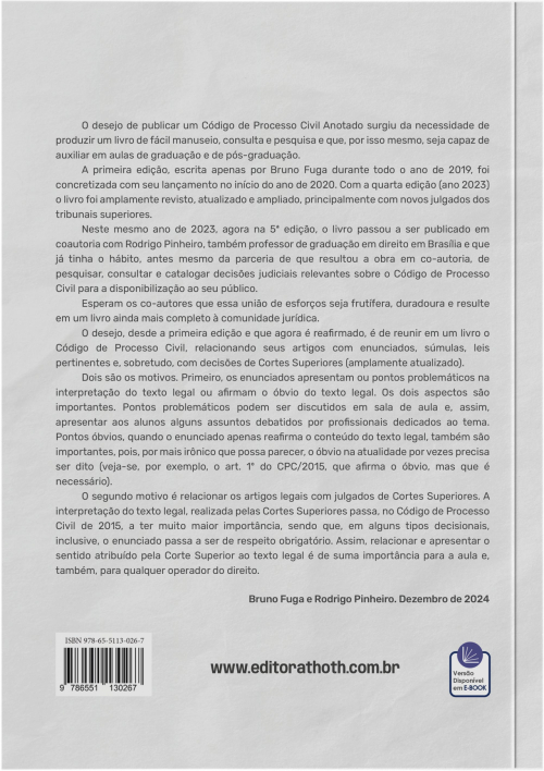 Código de Processo Civil Anotado: 7ª Edição