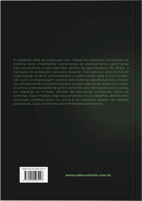 Holding Rural: Aspectos Societários do Planejamento Patrimonial no Agronegócio