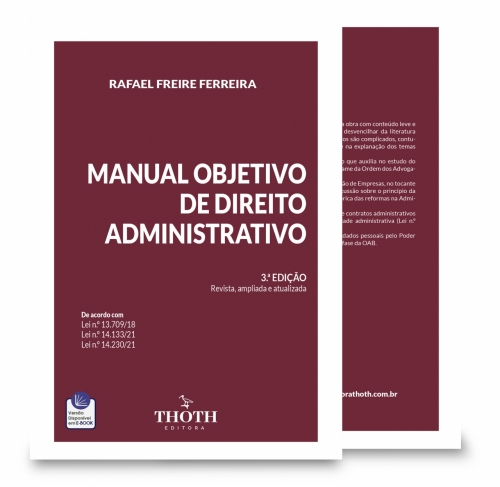 Manual Objetivo de Direito Administrativo - 3.ª Edição