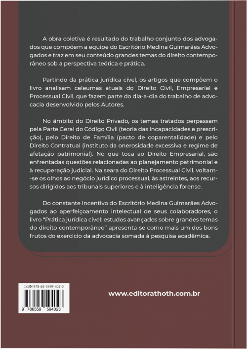 Prática Jurídica Cível: Estudos Avançados sobre Grandes Temas do Direito Contemporâneo