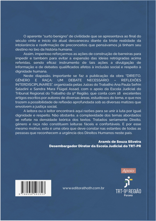 Direito, Gênero e Raça: Um Debate Necessário -  Reflexões Interdisciplinares