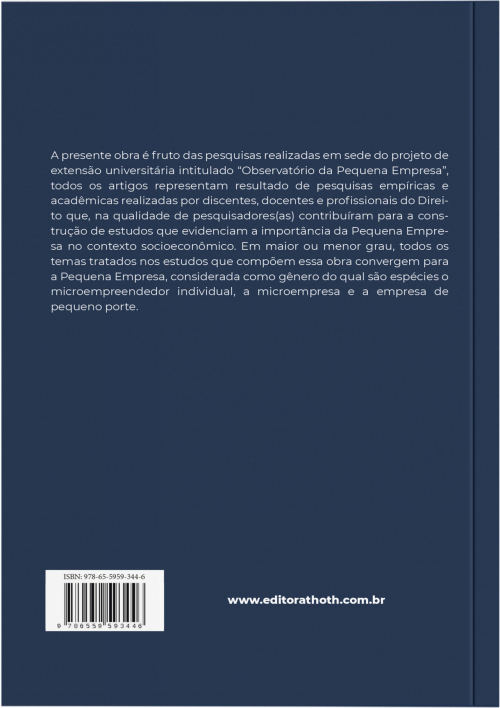 A Pequena Empresa: Como Objeto de Observações Acadêmicas