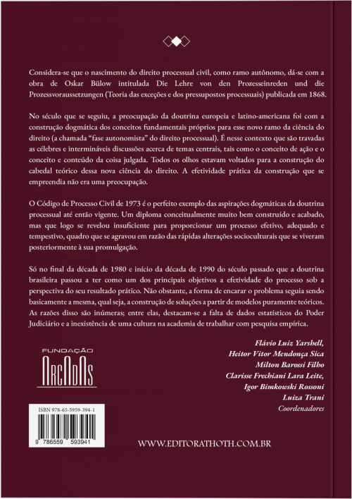 Ensaios sobre Análise Econômica do Processo Civil