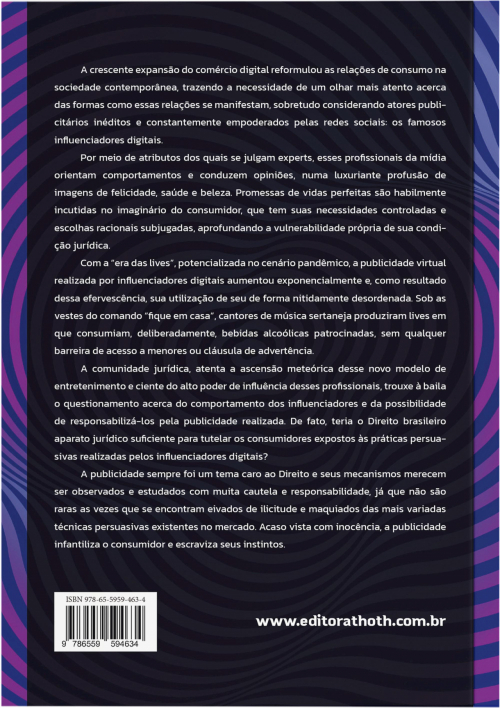 Consumidores e Influenciadores Digitais: O Caso das Lives de Cantores de Música Sertaneja Alcoolicamente Embaladas ao Longo de 2020