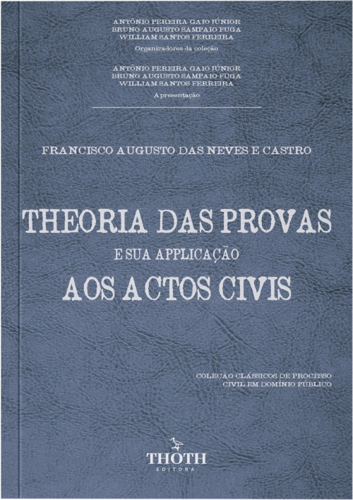 Theoria das provas e sua aplicação aos Actos Civis