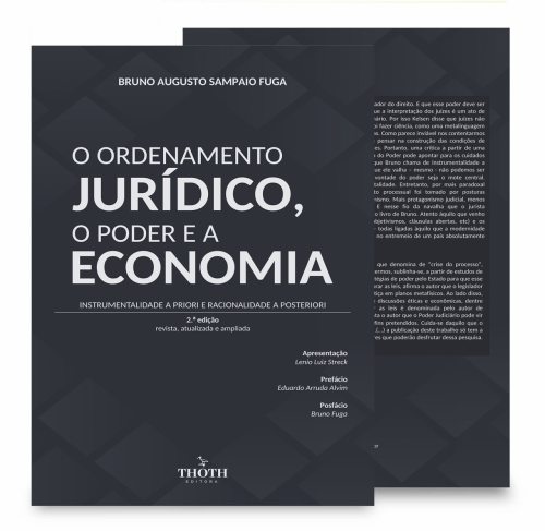 O Ordenamento jurídico, o poder e a economia: instrumentalidade a priori e racionalidade a posteriori  2ª edição