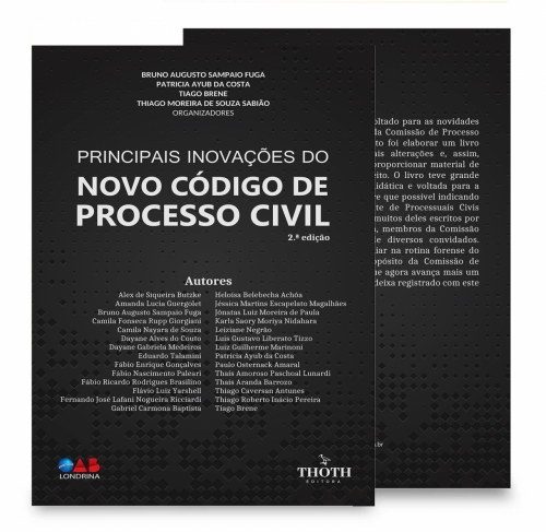 Principais inovações do novo código de processo civil – 2.ª edição